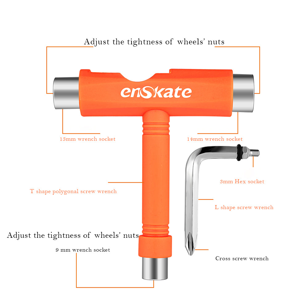 Skateboard tool-T shape and L shape Wrench